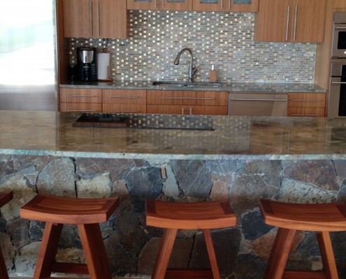 Contemporary kitchen island