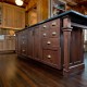 Traditional natural kitchen with island